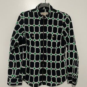 Blacks green and white tile Michael Kors Small work top